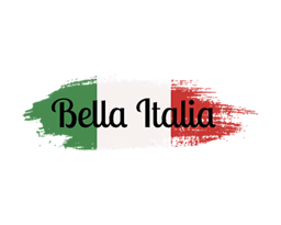 Pizzeria Bella Italia Rostock logo.
